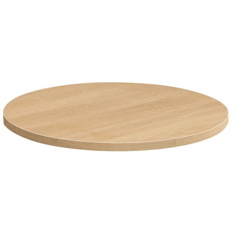 Kaffee Light Oak Table Top - Round